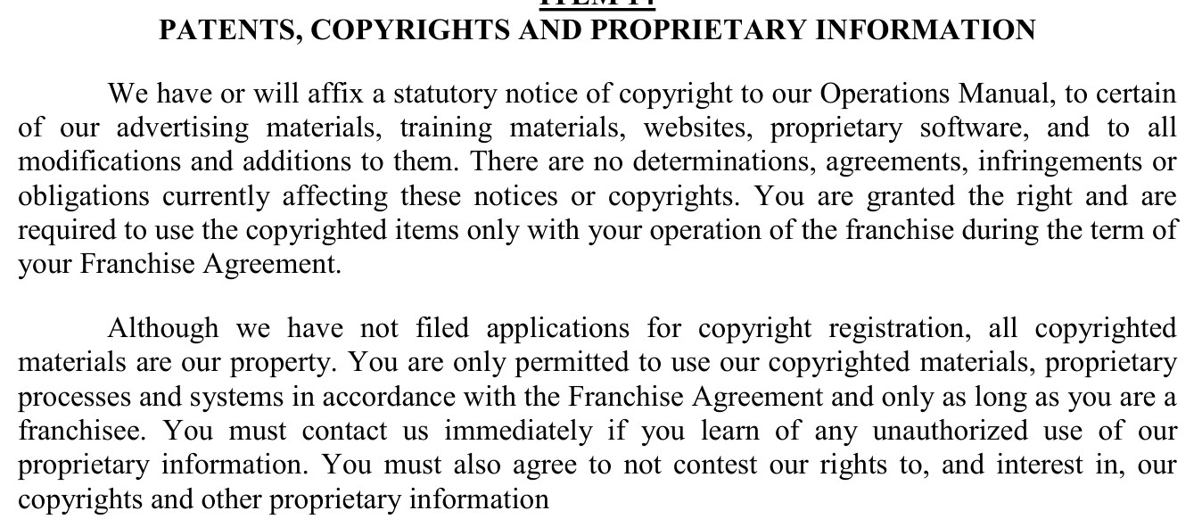 2025 edition, PDF page 50 (printed page 41): Item 14 heading and opening paragraphs, standard copyright/proprietary-information boilerplate
