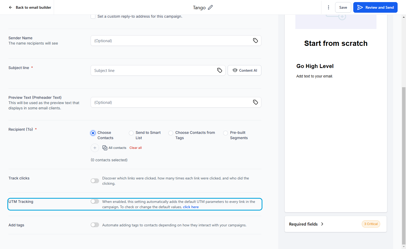 This will allow you to see which link traffic data in Google Analytics