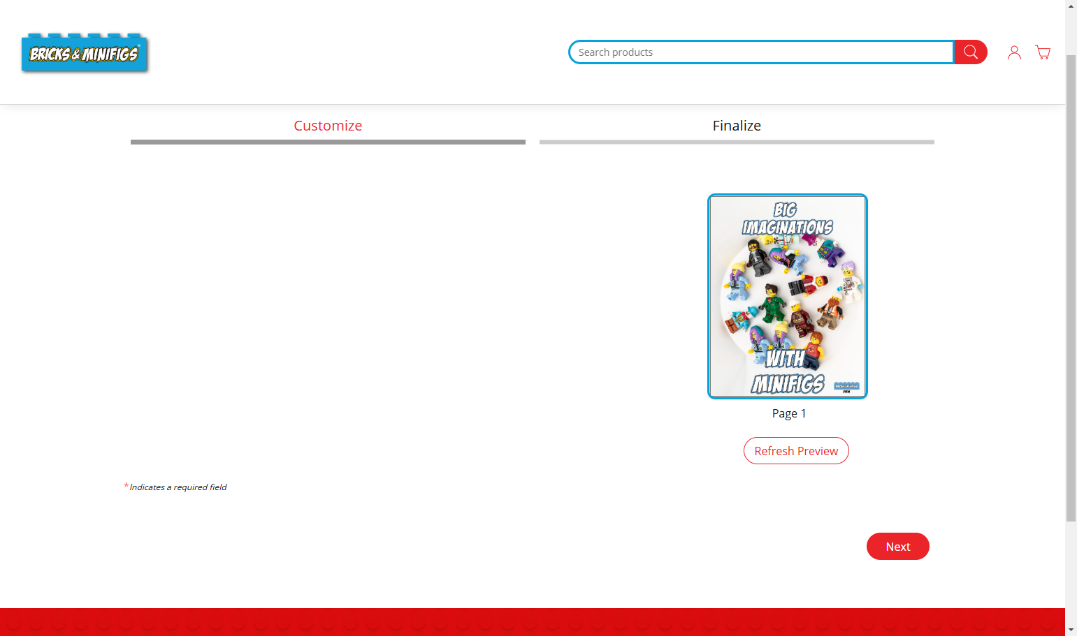 Some assets will have fields on the left-hand side to adjust info such as coupons, expiration dates etc.