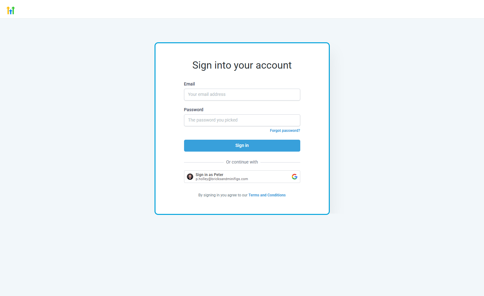 You'll be able to login with Google if your Go High Level email is your Google account.